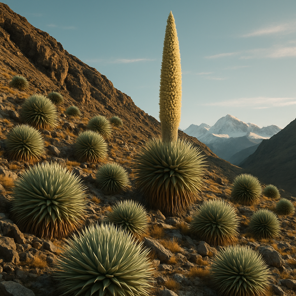 Puya Raimondii Andean Highlands diamonded painting kits