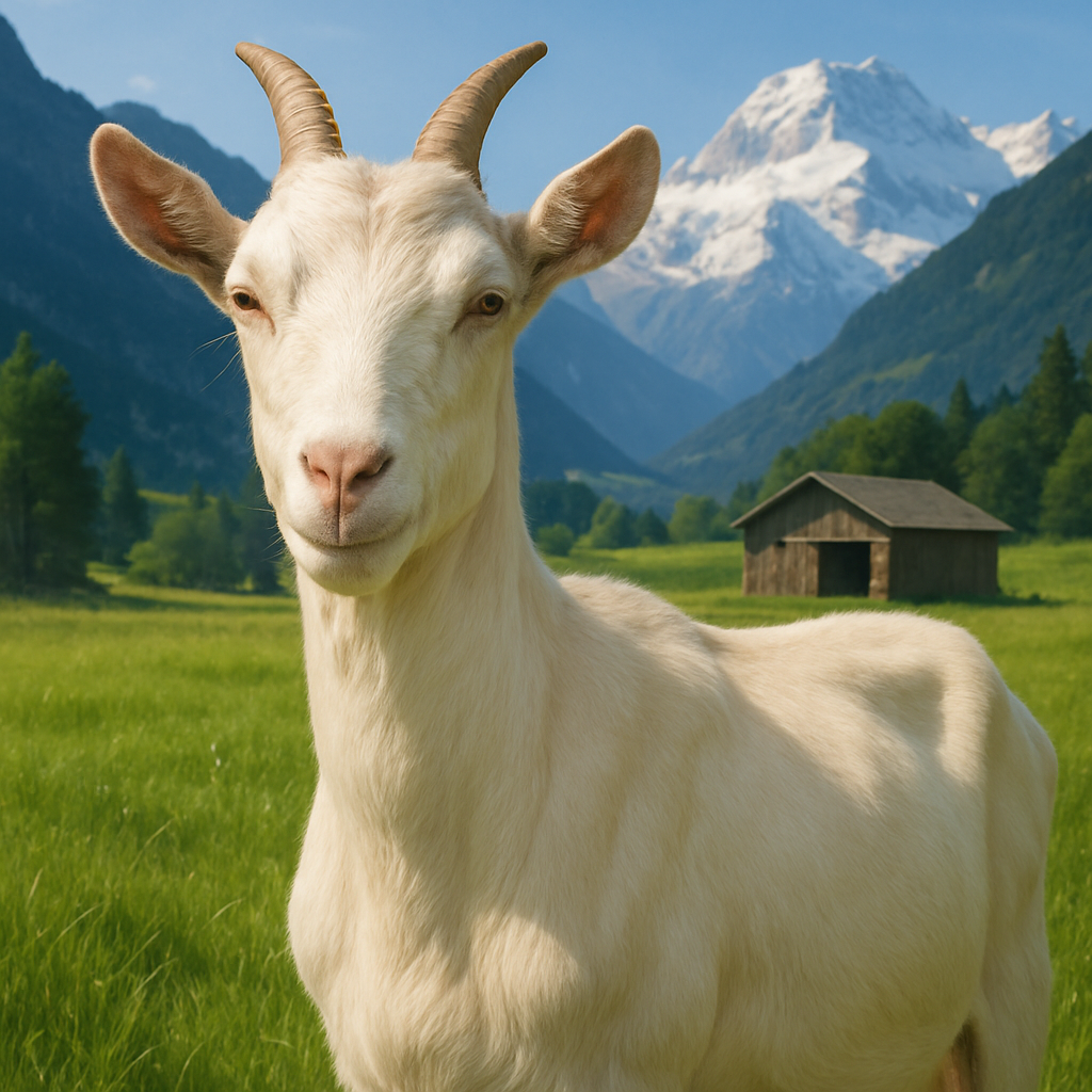 Saanen Goat diamonded painting kits