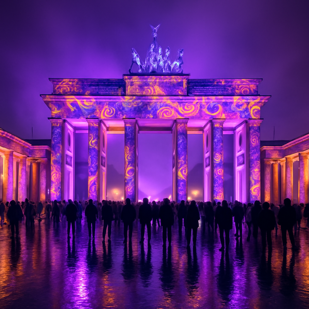 Berlin Festival Of Lights Paint by diamonds art