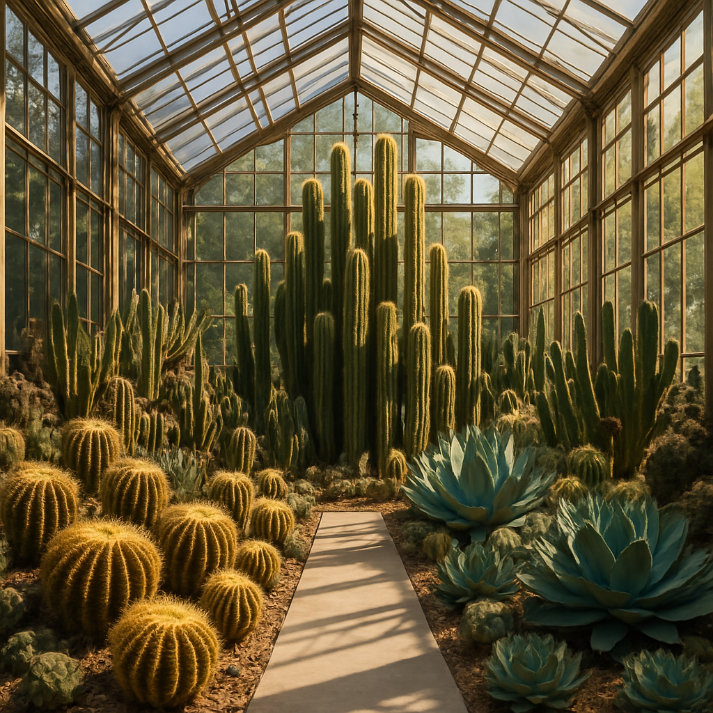 Huntington Botanical Gardens Desert Conservatory Paint by diamonds kits