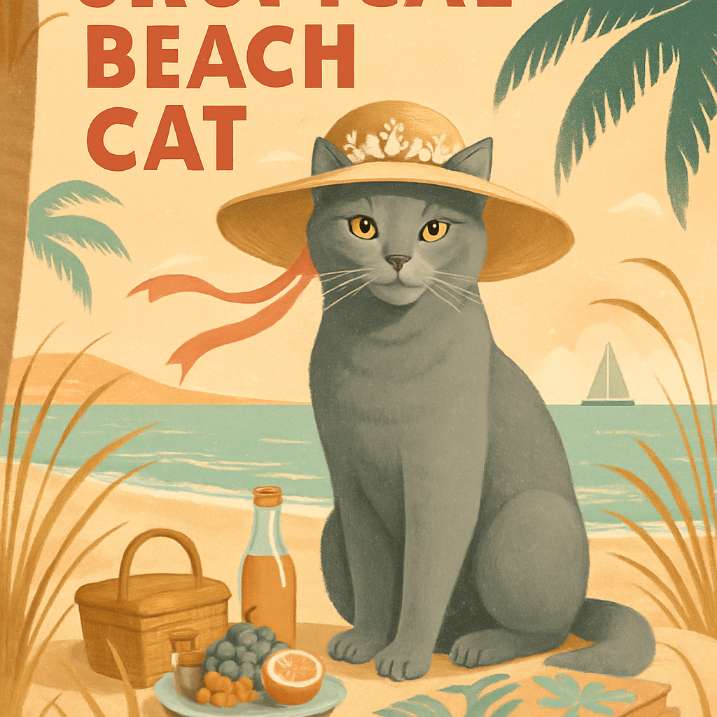 Shell Crown Sun Hat Picnic On The Dunes Paint by diamonds kits