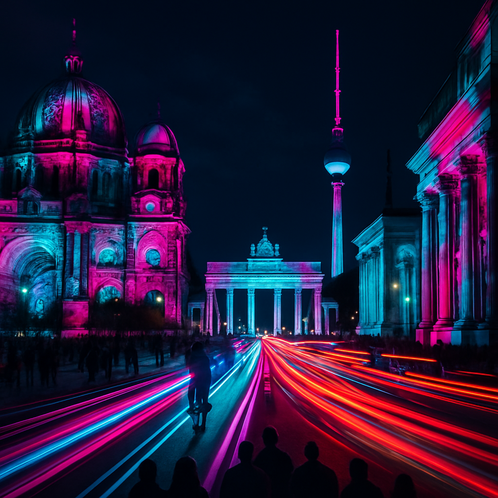 Festival Of Lights Berlin Painting by diamonds kit