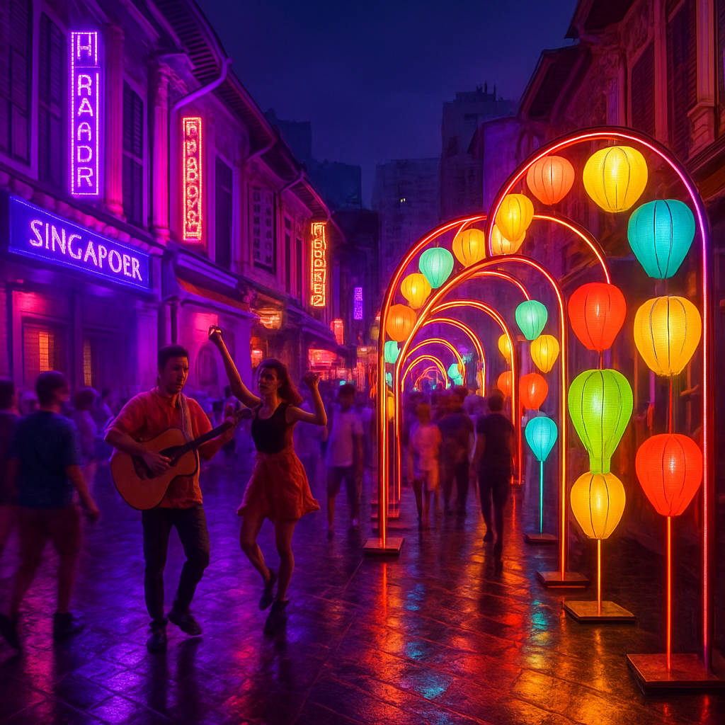 Singapore Night Festival paint by diamond
