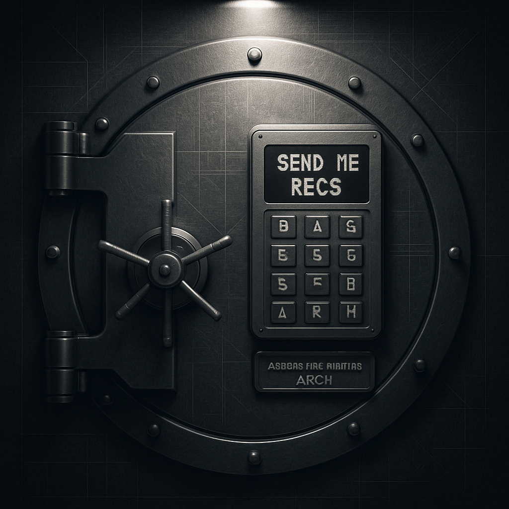 Locked Recommendations Vault diamond painting