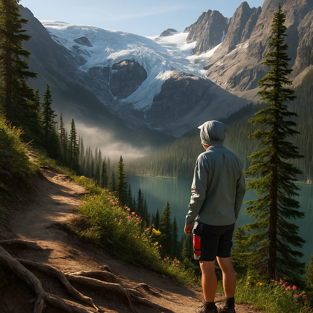 Glacier Lillooet Icefield View From Joffre Lakes Trail Switchbacks diamonded painting kits