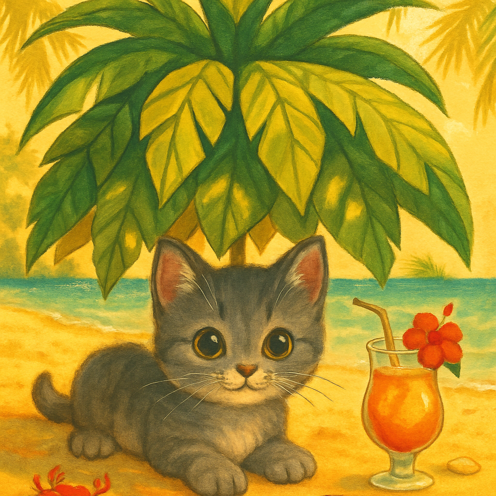Pineapple Beach Umbrella Hideout paint by diamond