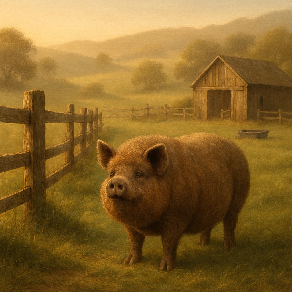 Kune Kune Pig paint by diamond