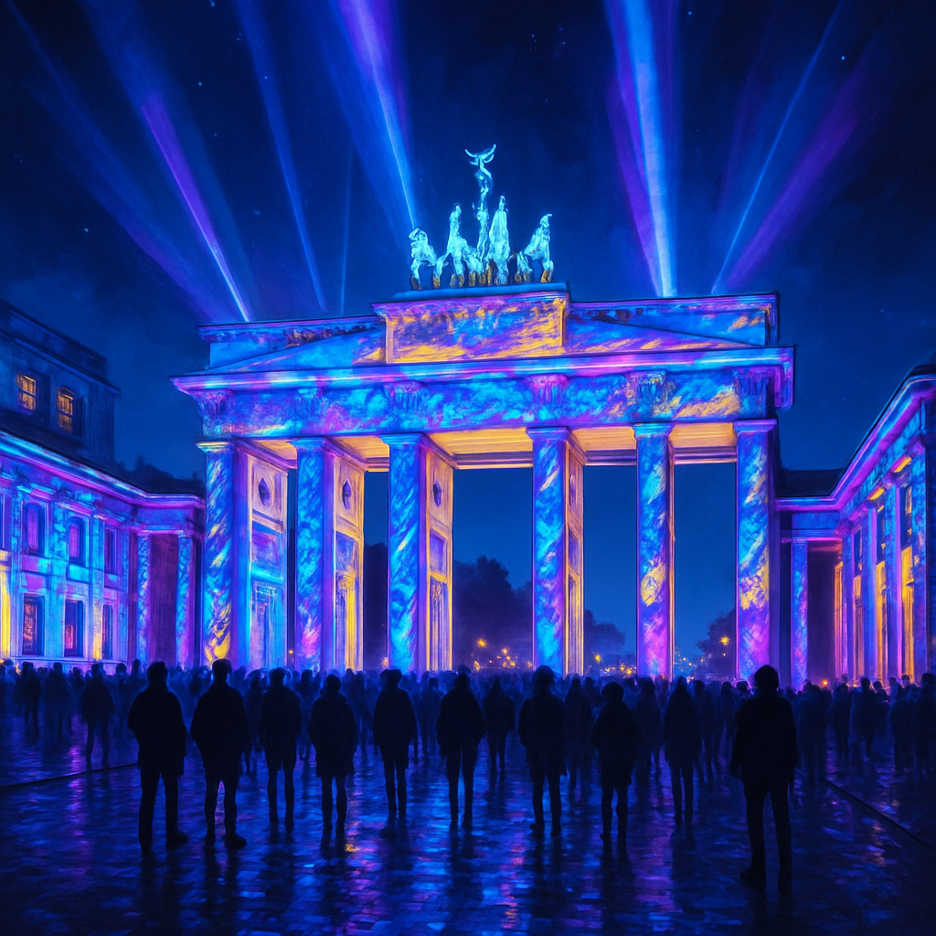 Festival Of Lights Berlin DIY paint by diamonds