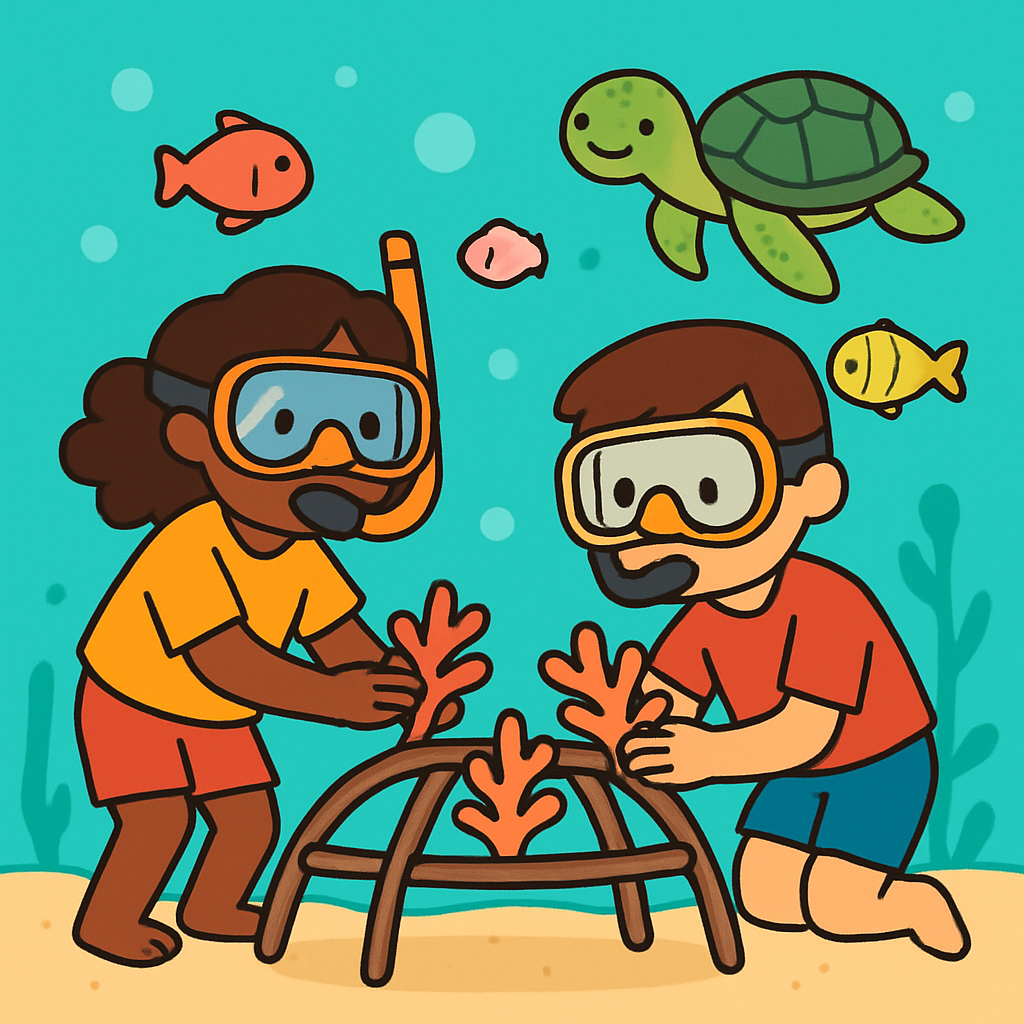 Great Barrier Reef Rescue Rangers diamond painting