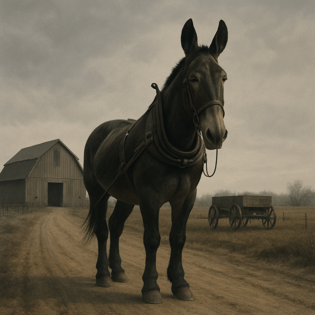 American Mammoth Jackstock Donkey diamond painting