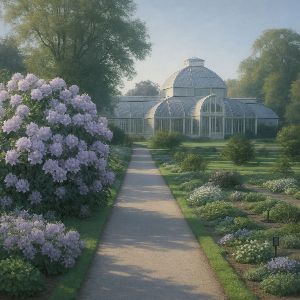 Royal Botanic Garden Edinburgh paint by diamond