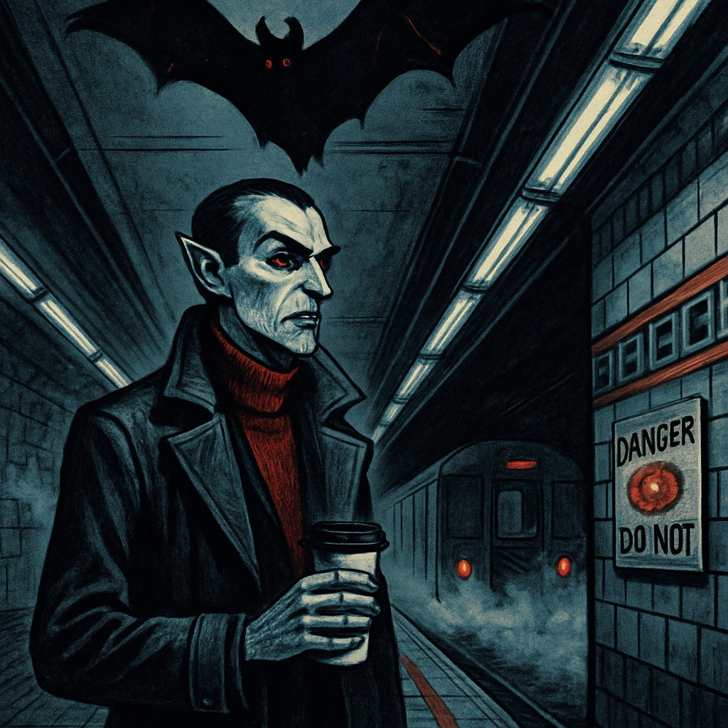 Subway Station Of Floating Shadows paint by color
