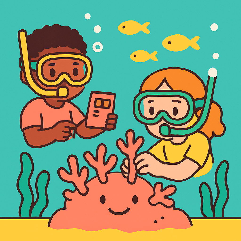 Coral Reef Rescue Lab Paint by diamonds art