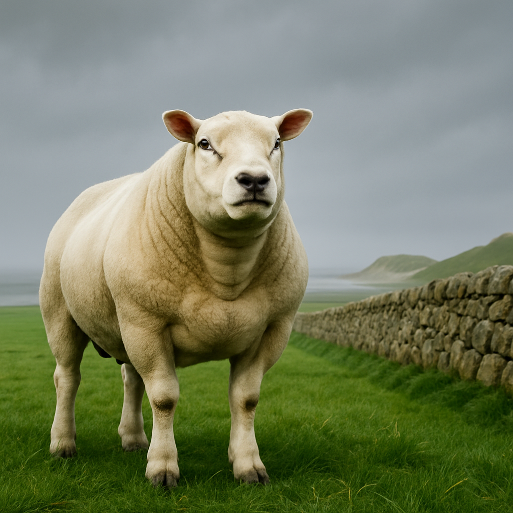 Texel Sheep Paint by diamonds kits