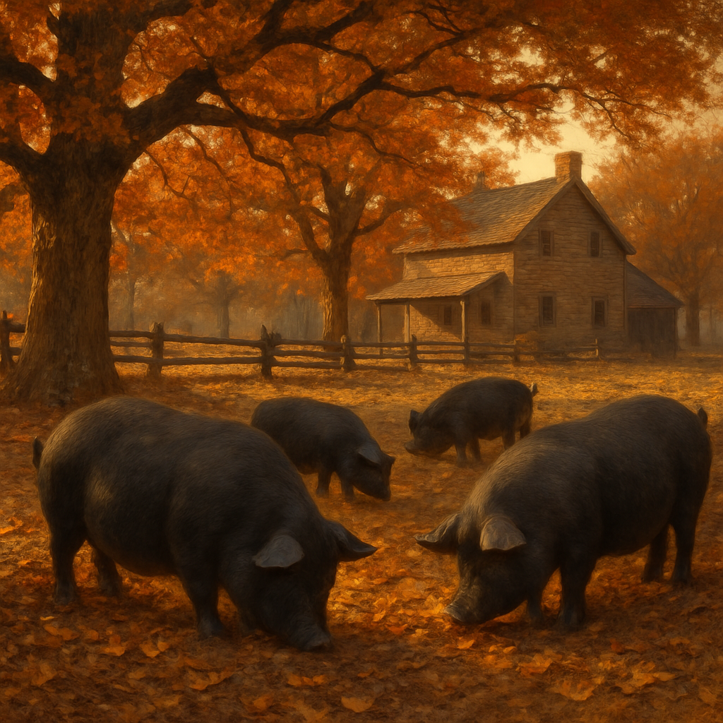 American Guinea Hog paint by diamonds