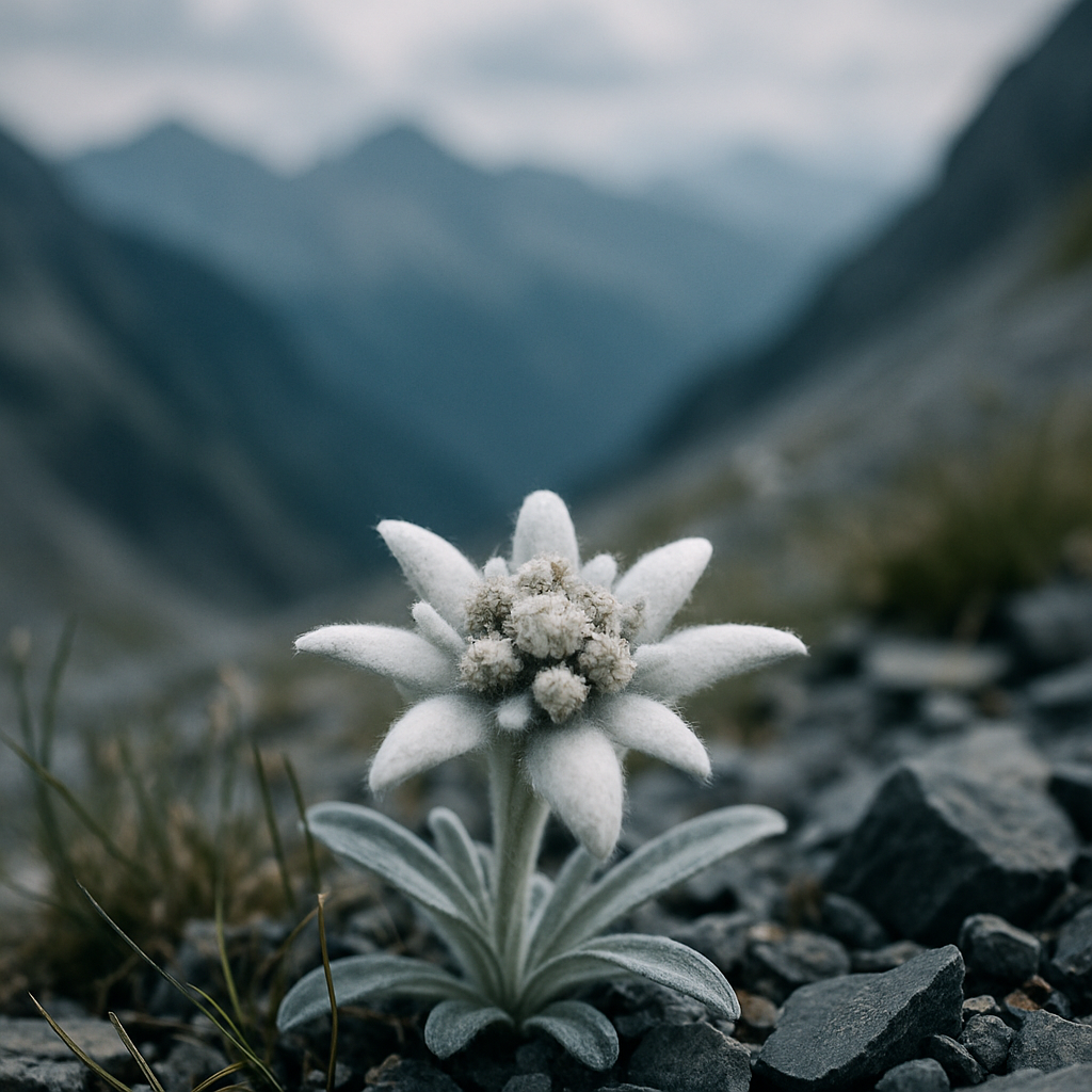 Edelweiss Leontopodium Alpinum Swiss Alps Switzerland diamonded painting kits