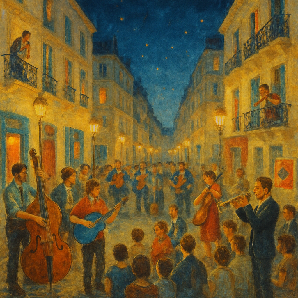 Fete De La Musique In Paris France paint by diamond