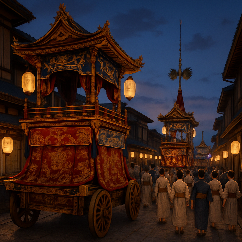 Gion Matsuri Summer Festival In Kyoto Japan Paint by diamonds art