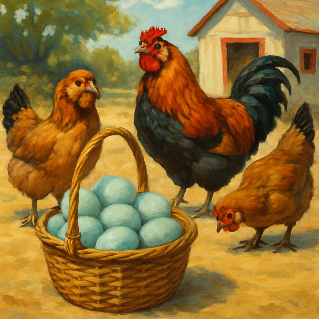 Araucana Chicken Paint by diamonds kits
