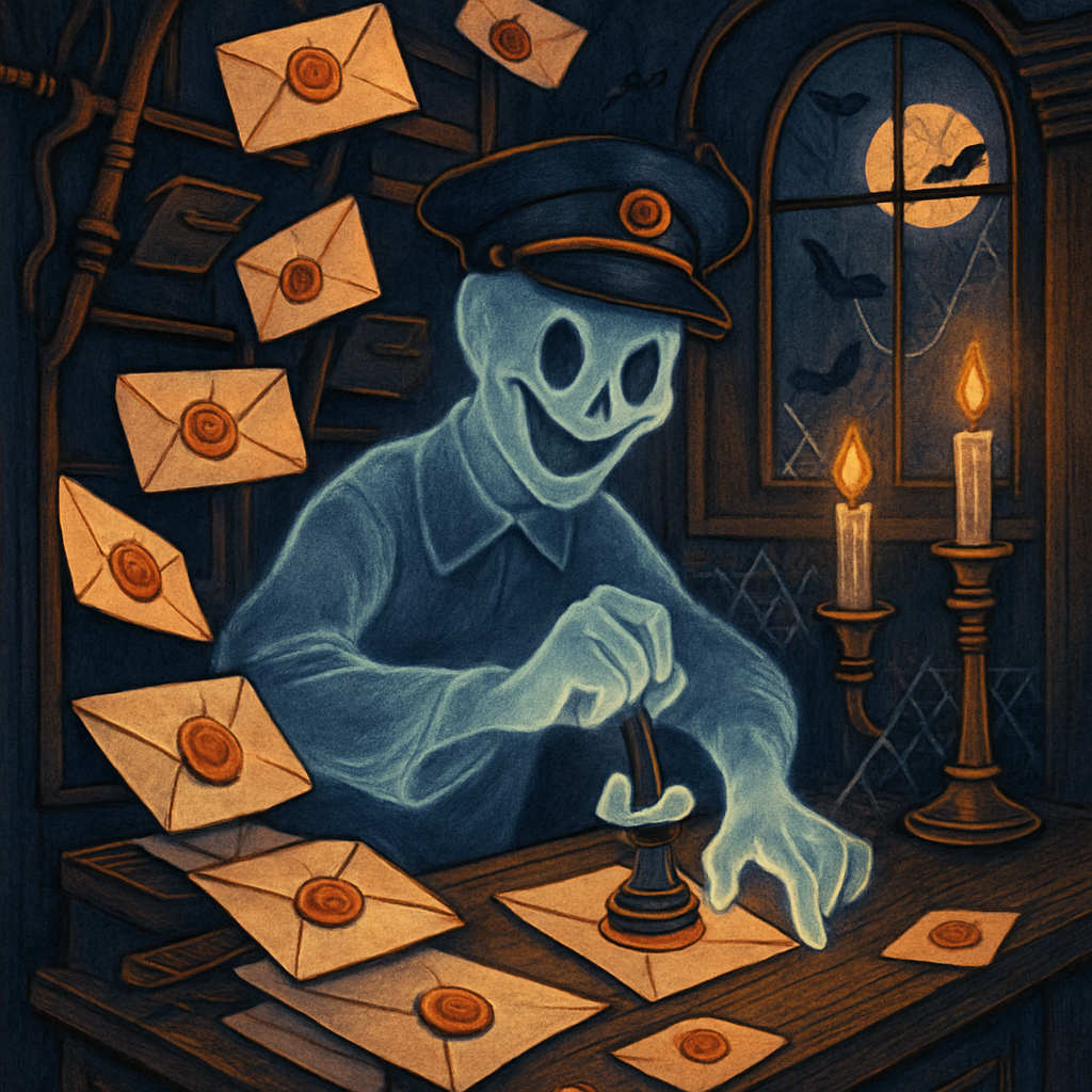 Midnight Post Office Of Lost Spells Painting by diamonds kit