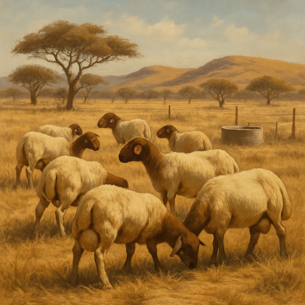 Damara Sheep Namibia diamond painting