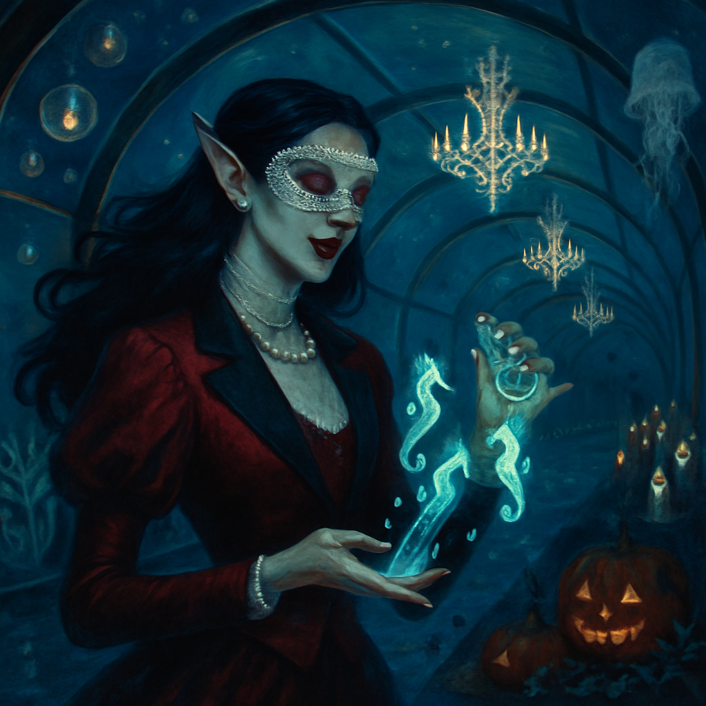 Haunted Aquarium Masquerade diamonded painting kits
