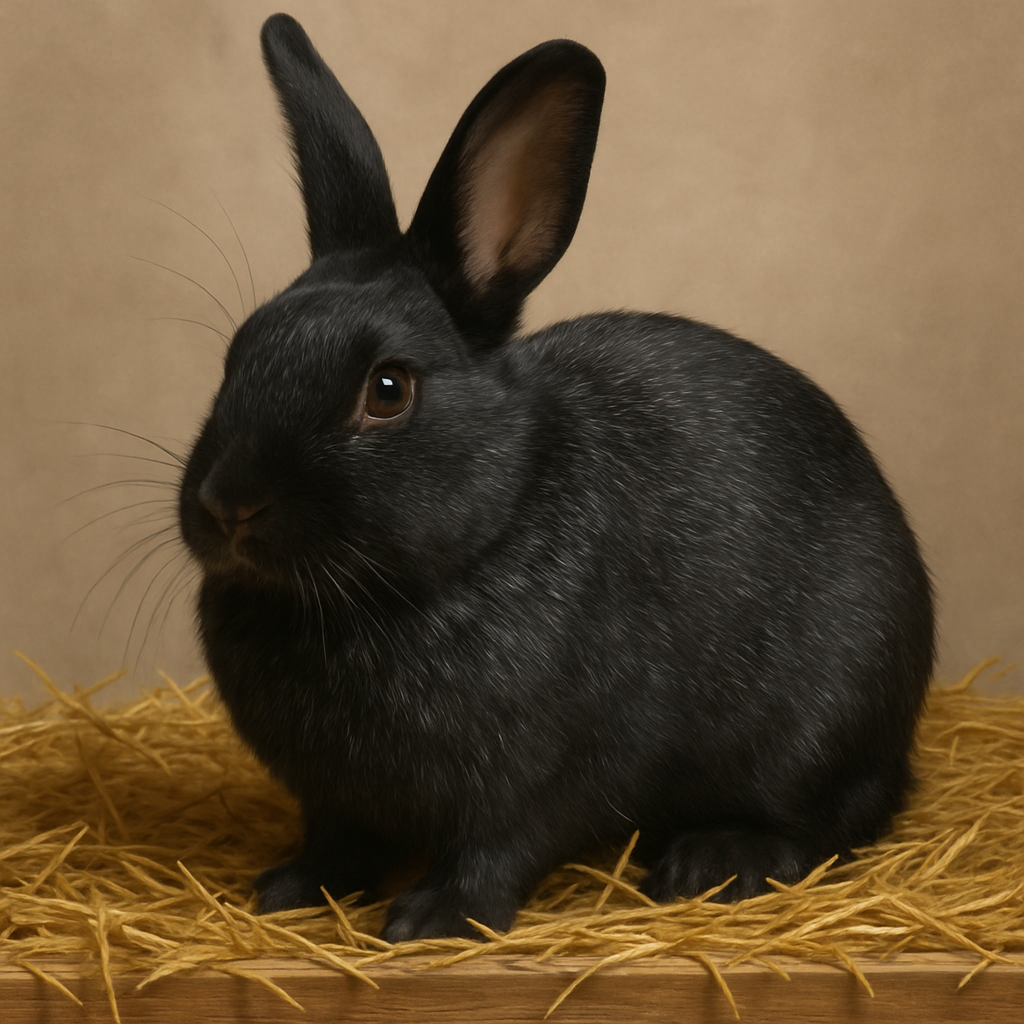 Silver Fox Rabbit United States paint by diamond