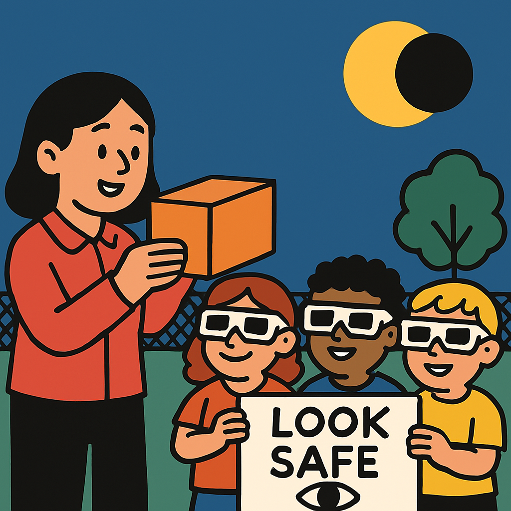 Eclipse Day Safe Viewing Workshop Paint by diamonds art