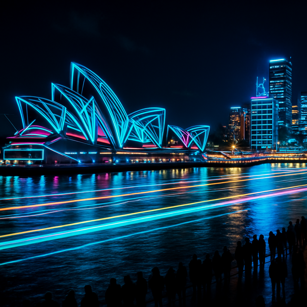 Vivid Sydney Paint by diamonds art