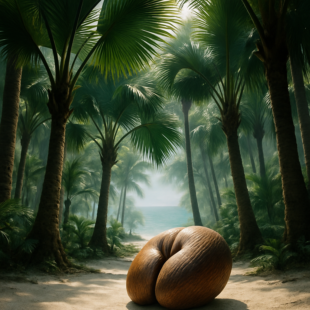 Coco De Mer Palm Seychelles Paint by diamonds kits