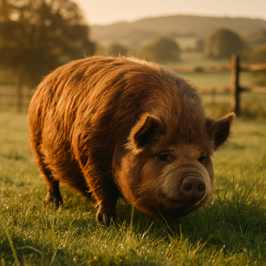 Kune Kune Pig New Zealand paint by color