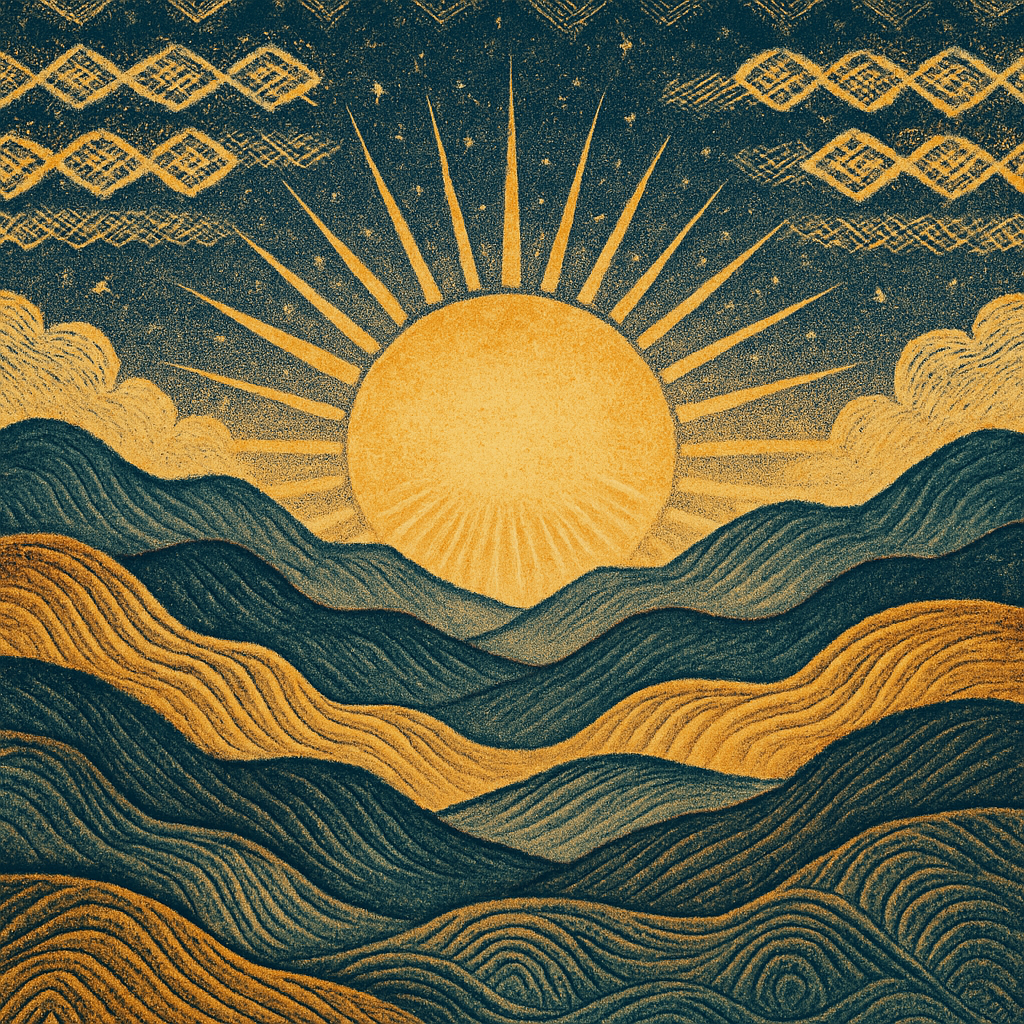 Sunwheel Ridge Above The Cloud Loom DIY paint by diamonds