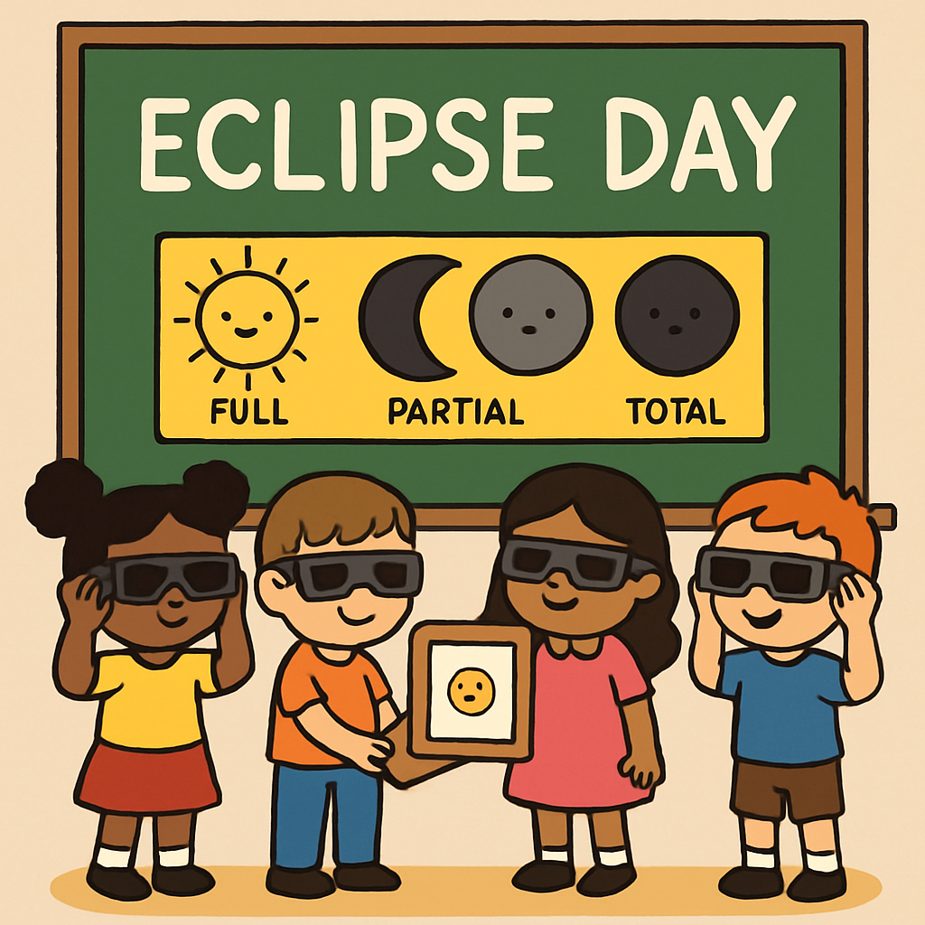 Solar Eclipse Safety Party painting diamond kit