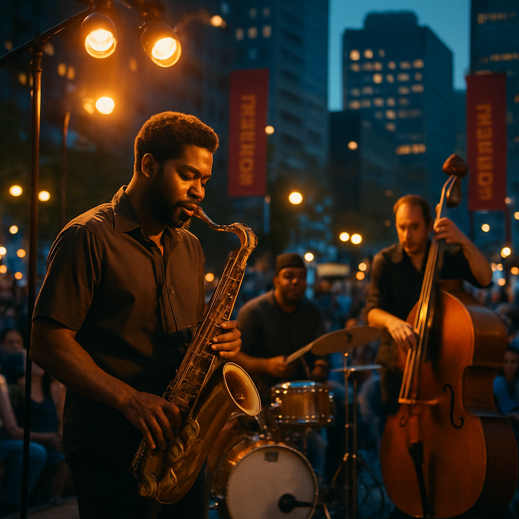 Montreal International Jazz Festival Montreal Painting by diamonds kit
