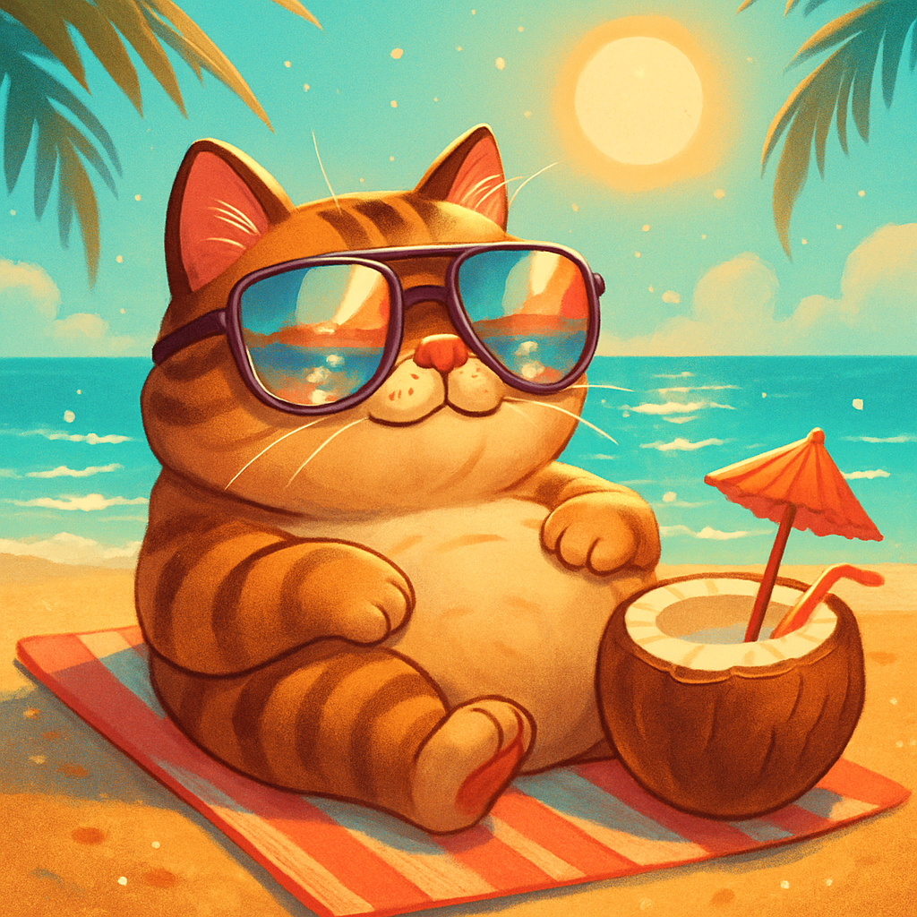 Coconut Cove Sunglasses Cat DIY paint by diamonds