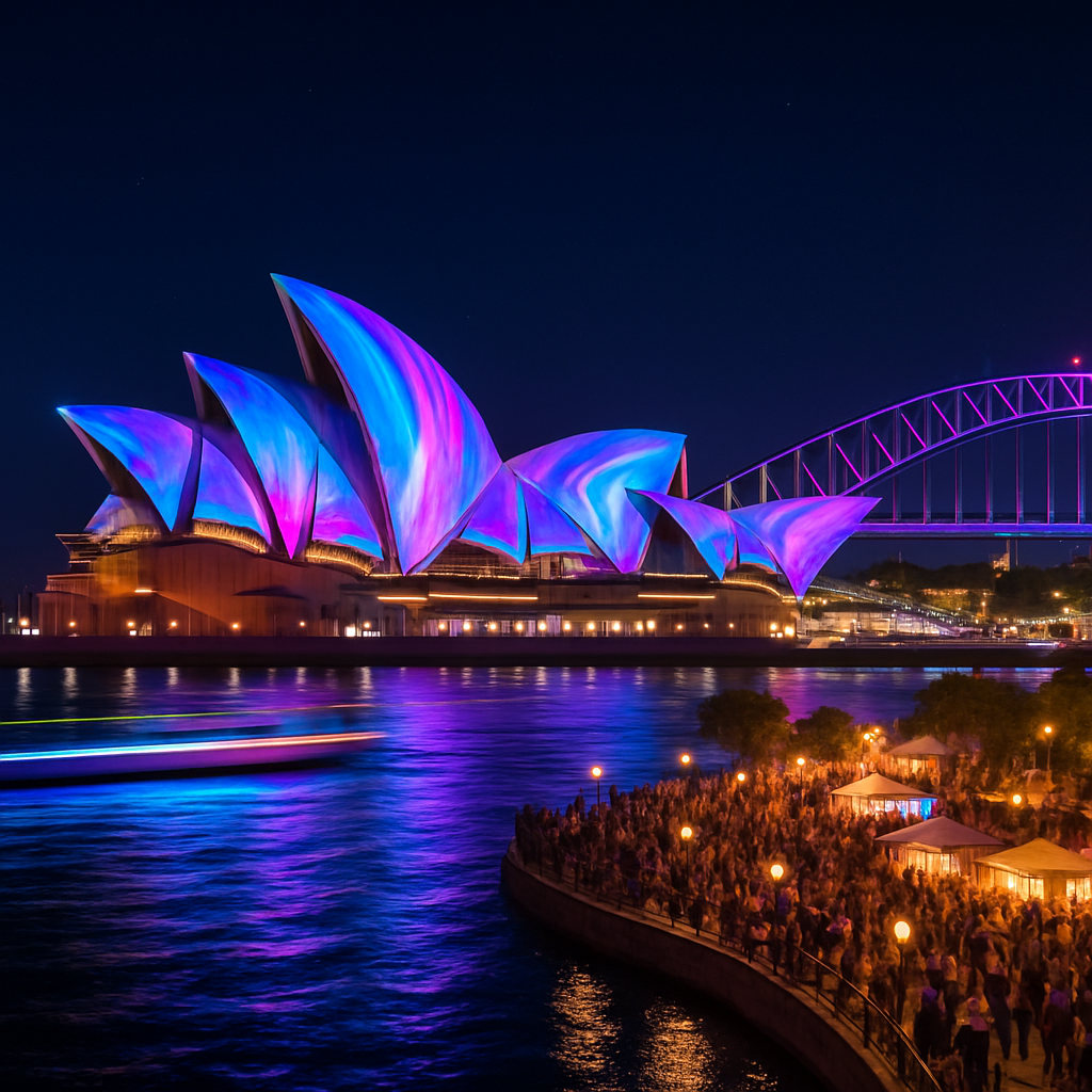 Vivid Sydney - Sydney Australia Paint by diamonds kits