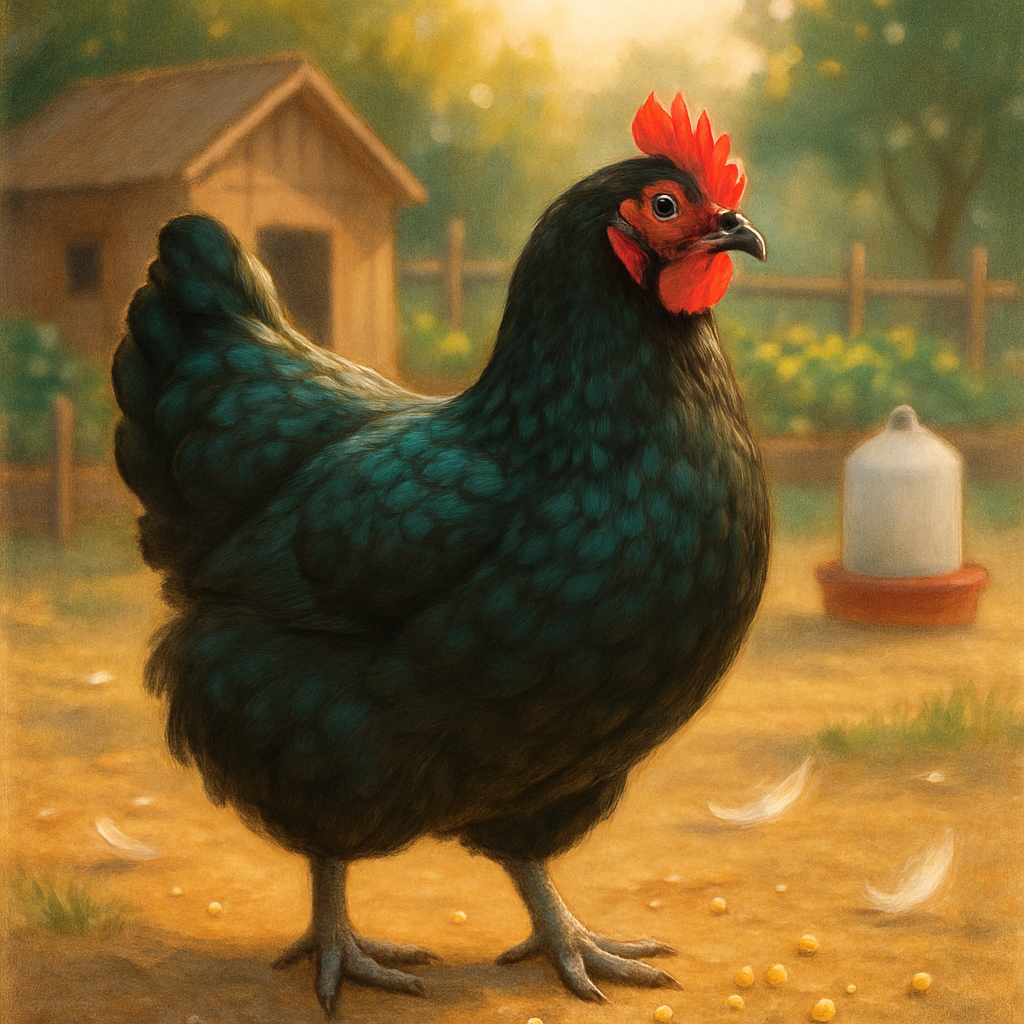 Australorp Chicken Paint by diamonds kits
