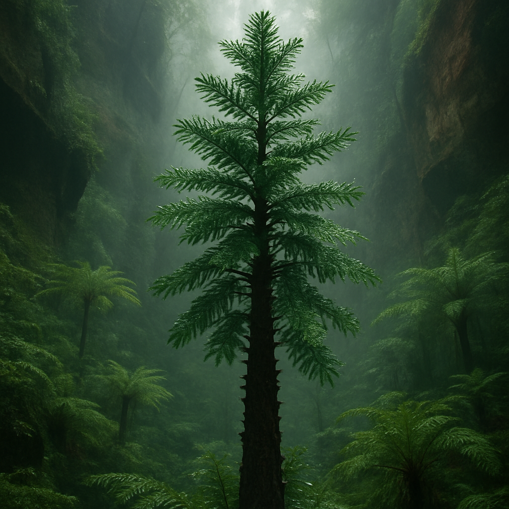 Wollemi Pine Wollemia Nobilis painting diamond kit
