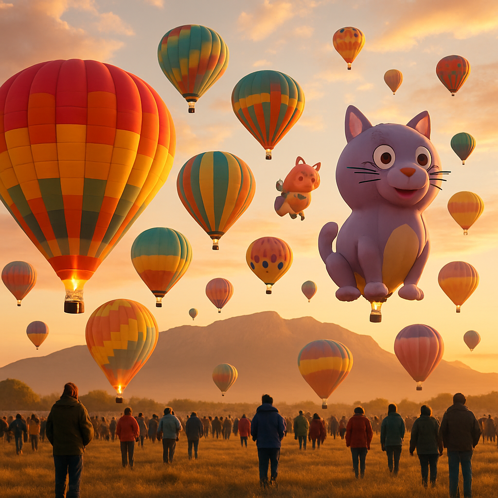 Albuquerque International Balloon Fiesta DIY paint by diamonds