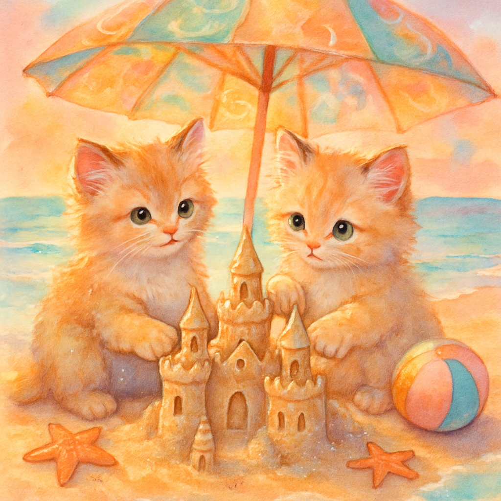 Sandcastle Architects Of Sunbeam Bay paint by diamond
