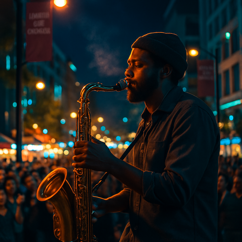 Montreal International Jazz Festival Paint by diamonds art