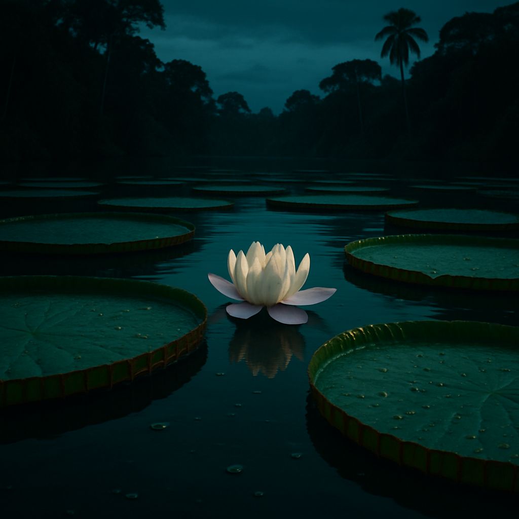 Giant Water Lily Victoria Amazonica Paint by diamonds art