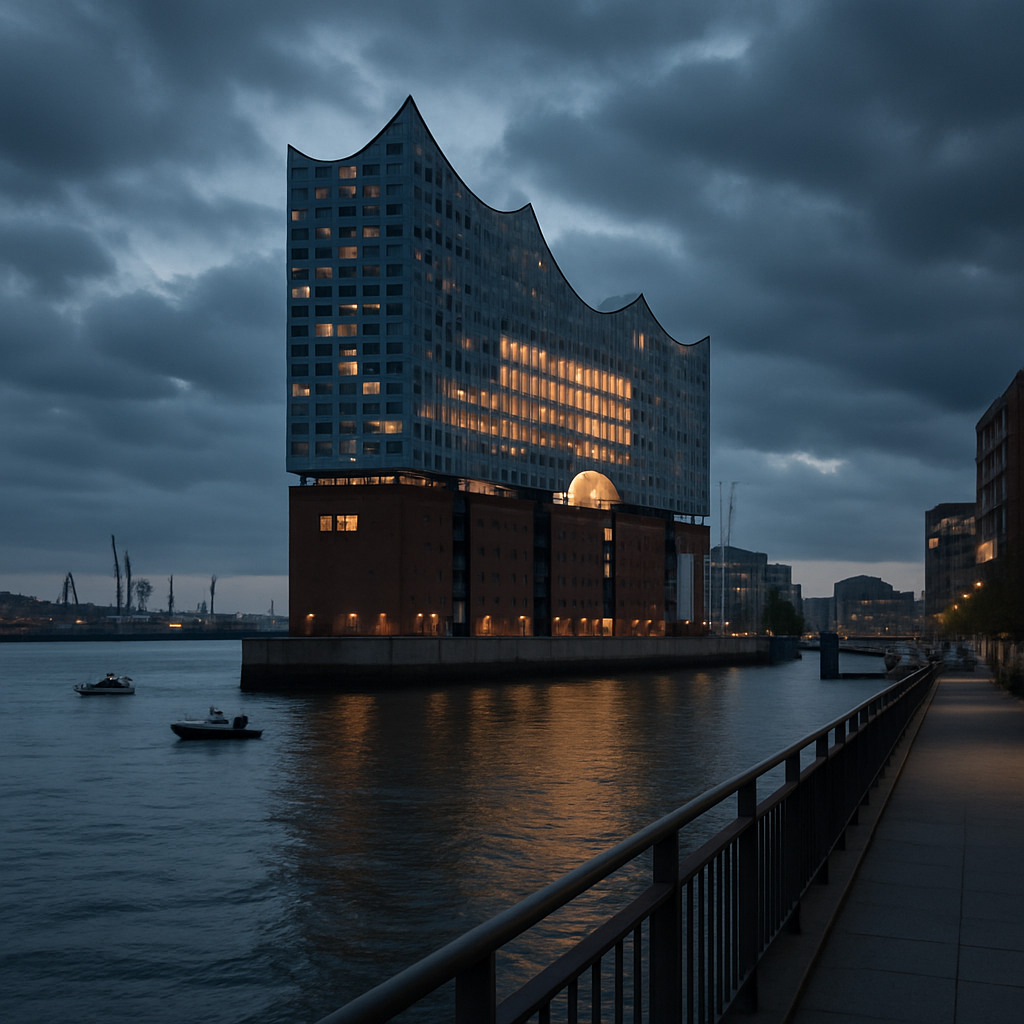 Elbphilharmonie Hamburg Germany DIY paint by diamonds
