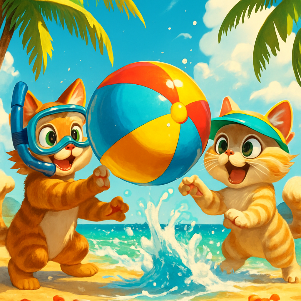 Beach Ball Bounce Carnival Paint by diamonds art