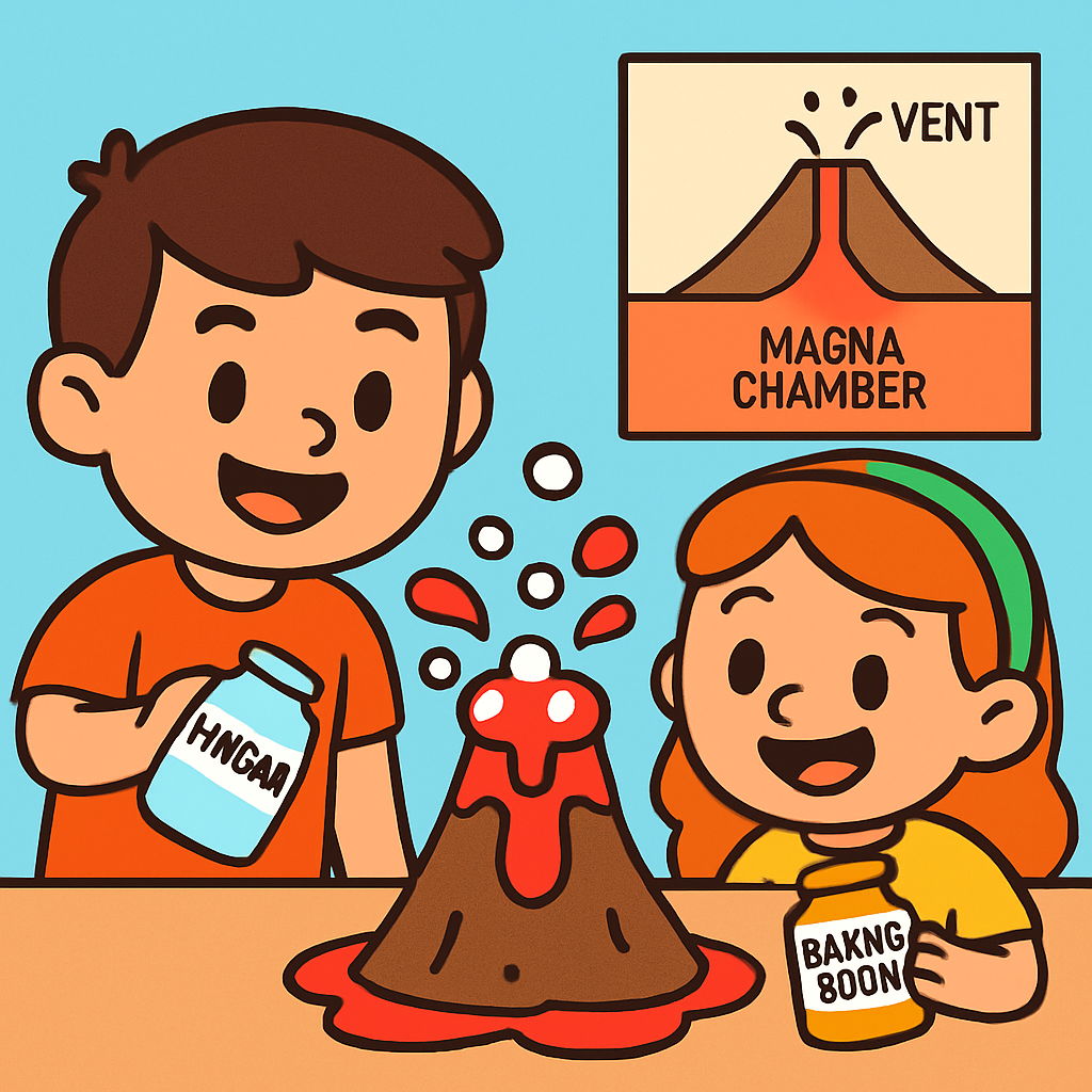 Volcano Lab Bottle Eruption paint by color