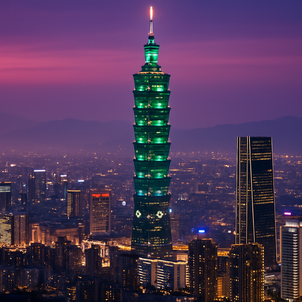 Taipei 101 Taipei paint by diamond