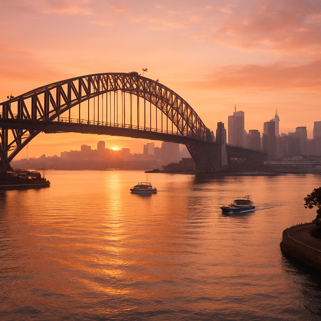 Sydney Harbour Bridge Sydney paint by diamonds