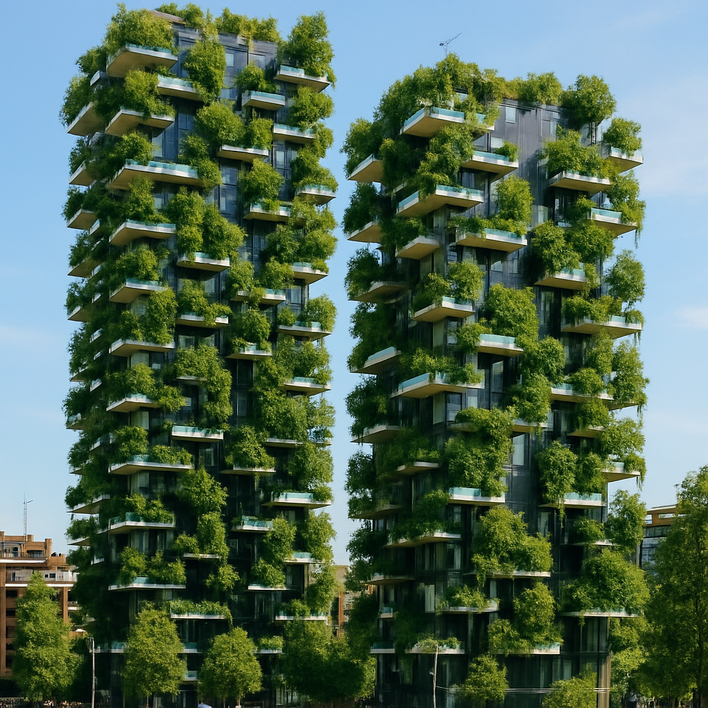 Bosco Verticale Milan Paint by diamonds art