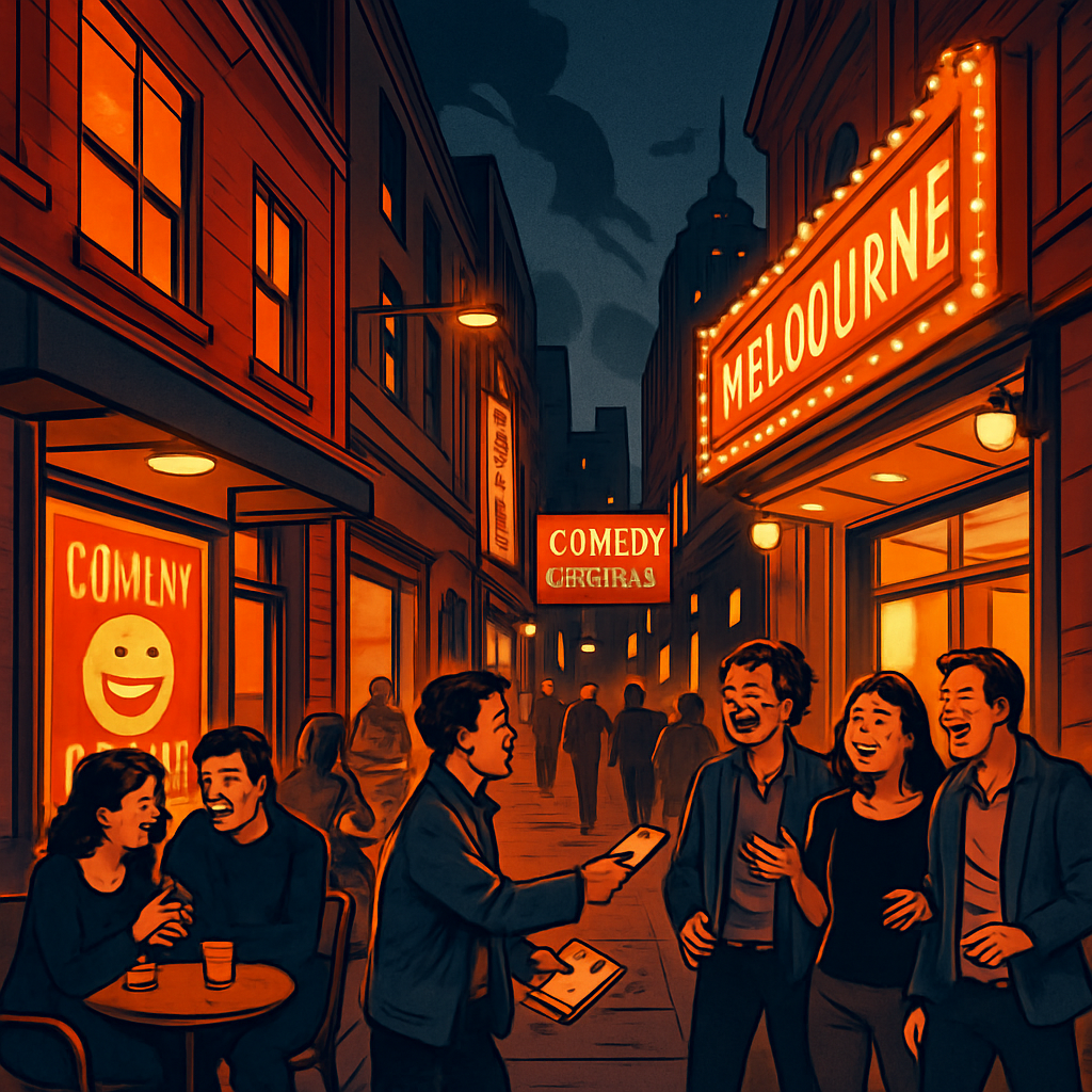 Melbourne International Comedy Festival Melbourne Australia paint by color