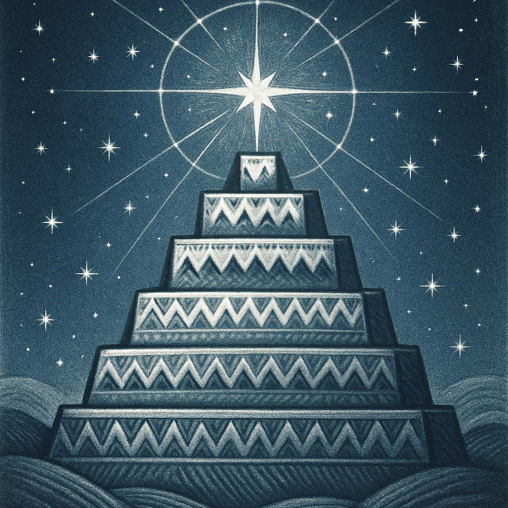 Polar Star Mountain Stairway diamonded painting kits